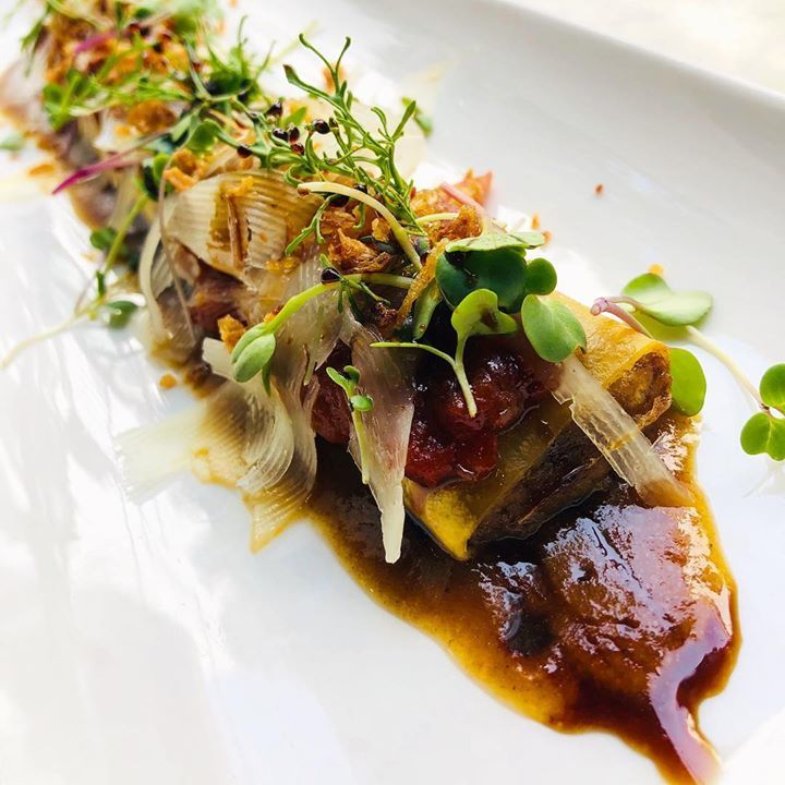 ElEspejoSanLuca's tweet photo. La Sierra y sus sabores en este nuevo canelón de Caza, #quesopayoyo y Setas. La pasta fresca y los fondos de la salsa complementan la propuesta. Un delicioso paseo km0.
.
#comerensanlúcar #sanlucardebarrameda #cadizfood #magiccádiz #queso #sierradecadiz … https://t.co/HMKsjtZzO7 https://t.co/murt7U0DMC
