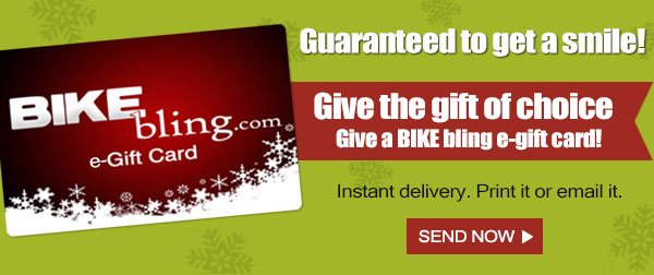 BikeBling's tweet photo. Give the gift of choice with a Bike bling e-Gift card. Instant delivery print or email it! https://t.co/eHYE6OUz7I https://t.co/2FedNZ0lIE