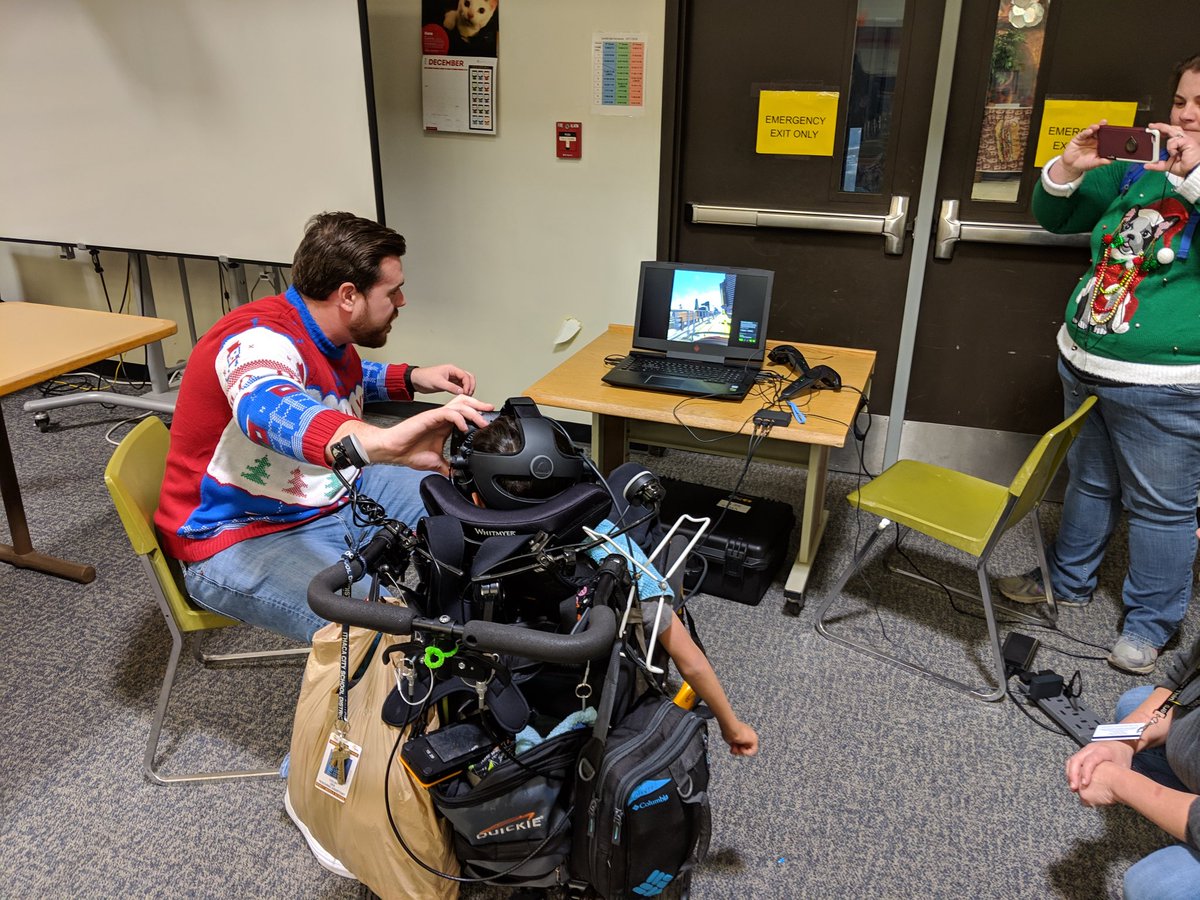 ICSDEdTech's tweet image. Watching the engagement and excitement of @IthacaNYSchools students using @htcvive was a great way to end December. Thanks to @ASc1ence @angelaEdTech @HeatherTechTST and the DeWitt Library staff for providing this opportunity. #ICSDEdTech #VirtualReality