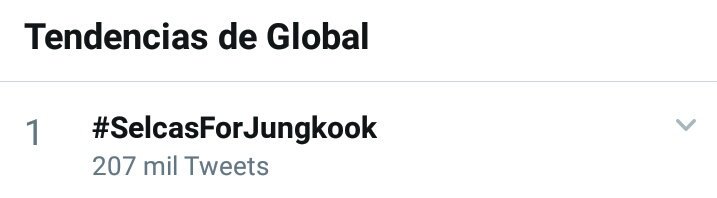 BangtanSV_'s tweet photo. [📉]

En hora buena. El HT #SelcasForJungkook es tendencia global 1.

ARMY felicidades por lograrlo una vez mas 👏👏🎉🎉

#BTS
@BTS_twt

—FaHope. https://t.co/z98uZi7XZb