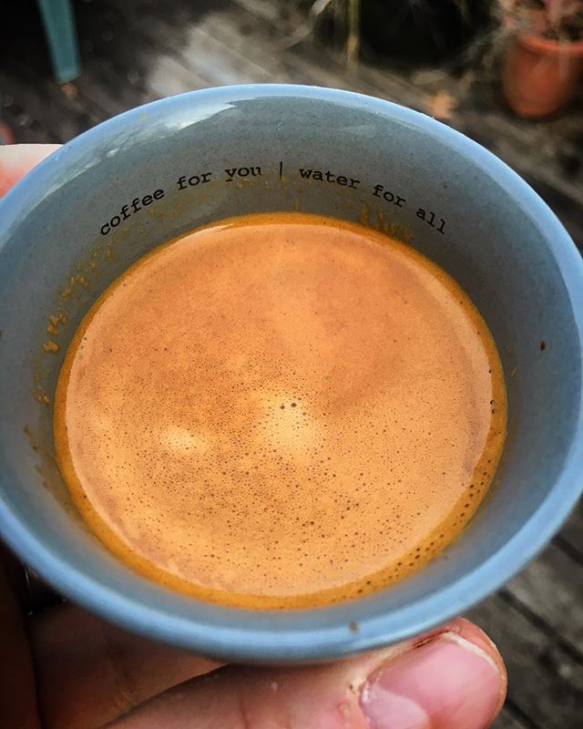 A little afternoon #espresso from @airshipcoffee... Holiday Blend. Yum! #kccoffeegeek #espressovibes #coffee #coffeegram #igcoffee #coffeeprops #coffeevibes #espressoporn #igespresso #coffeeporn #airshipcoffee #tomscoffee bit.ly/2AdtByX