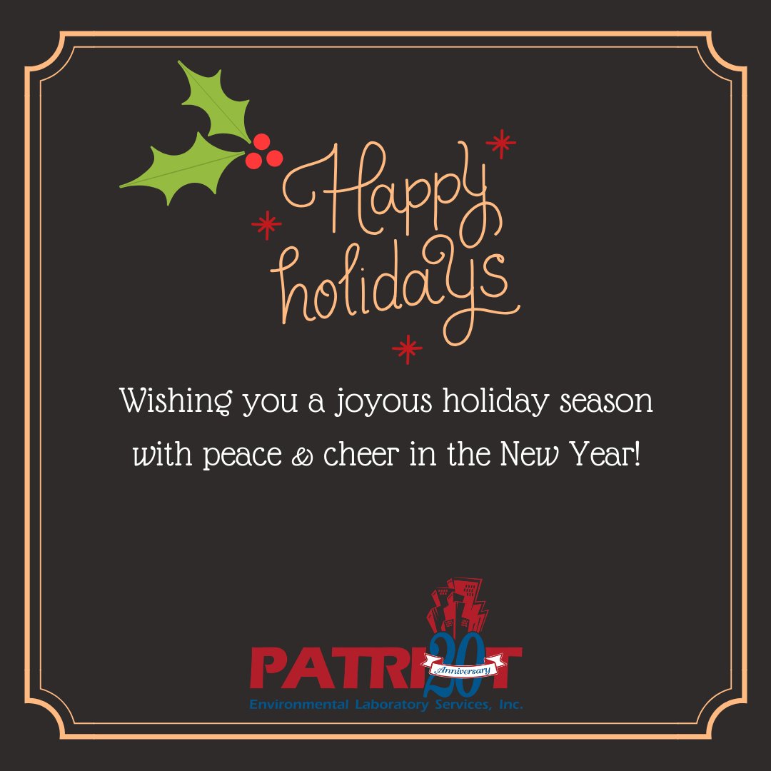 PatriotLab's tweet image. Happy Holidays from our Family to yours. #PatriotLabs
