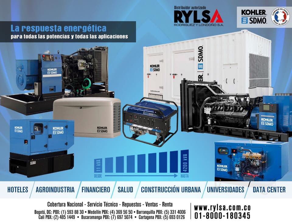 RYLSA's tweet photo. Con #KOHLER #SDMO, en #RYLSA tenemos un amplio portafolio en Generación de Energía con potencias desde los 11kVA hasta los 4200kVA, para brindarle #soluciones a nuestros clientes en todos los sectores.

Conoce las referencias en nuestra página web: https://t.co/vEQbJnzo7F https://t.co/CilBSSCFMo