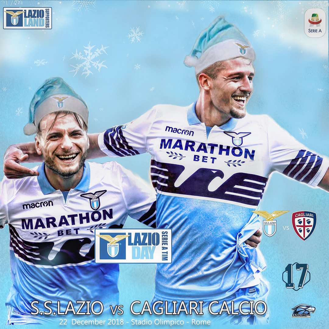 Our #MatchDay Preview is here!
#LazioCagliari #LazioDay #StartingXI #serieATIM #LazioLand #LazioXmas