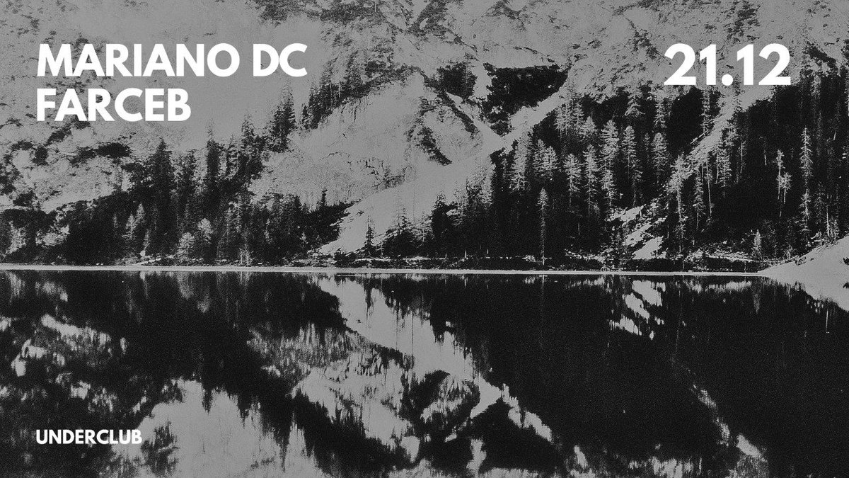 Hoy dos figuras de la escena techno Argentina. 

Dejanos tu nombre y apellido para la lista con descuentos. 

Viernes de #underclub