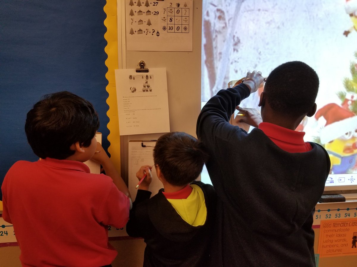 lmathews4th's tweet photo. Minion Math Christmas hunt to end the semester yesterday, complete with Christmas music sung by the Minions themselves! #lsmathchat #lsromustangs #LSROisonthebus #teachtiltheend https://t.co/ulO8m69gQl