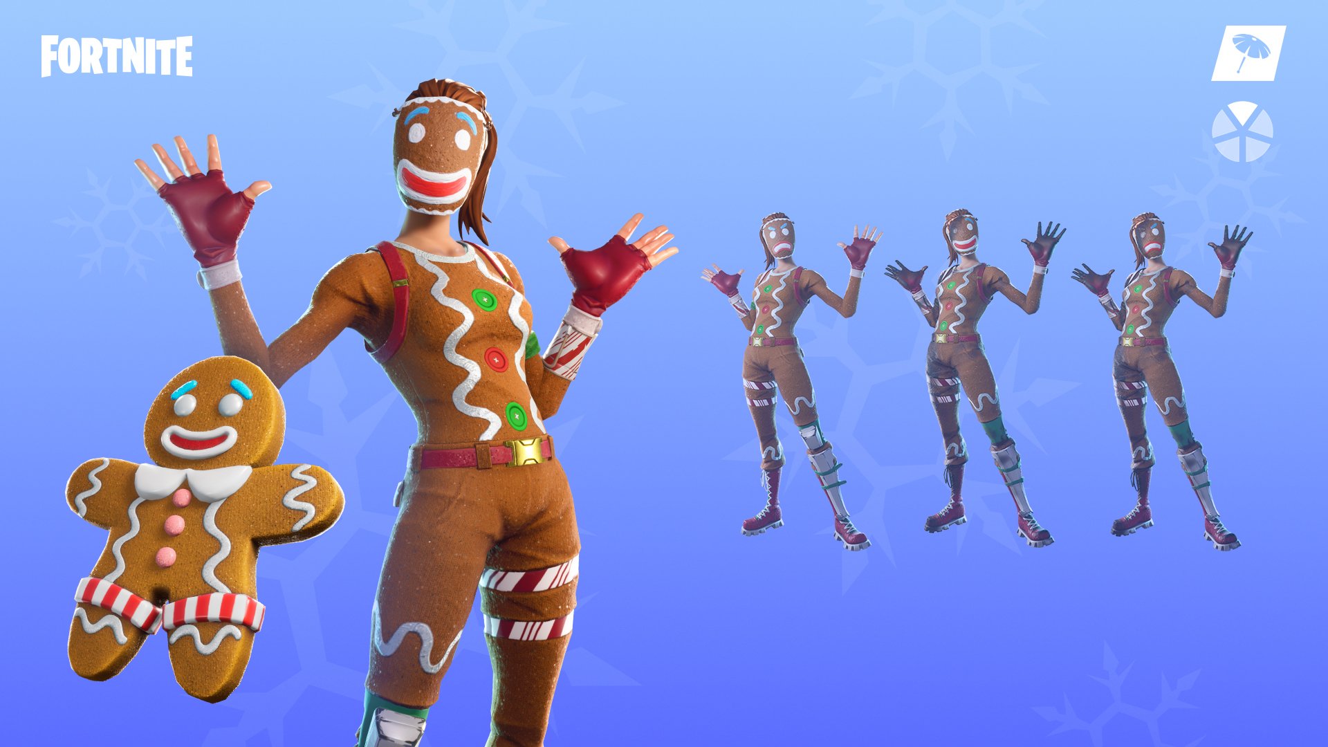 fortnite on twitter no more mr nice cookie merry marauder and ginger gunner drop in with the new cookie cutter pickaxe and gingersled glider - skins de fortnite png hd