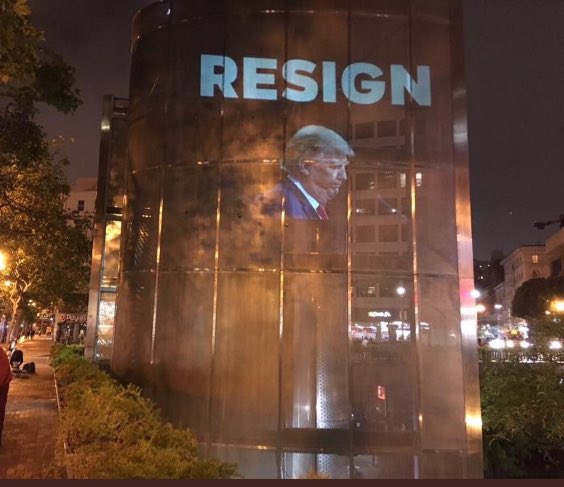 chontal's tweet photo. In SF.  #TrumpResign and take Pence with you https://t.co/hXgM3Gx5Dl