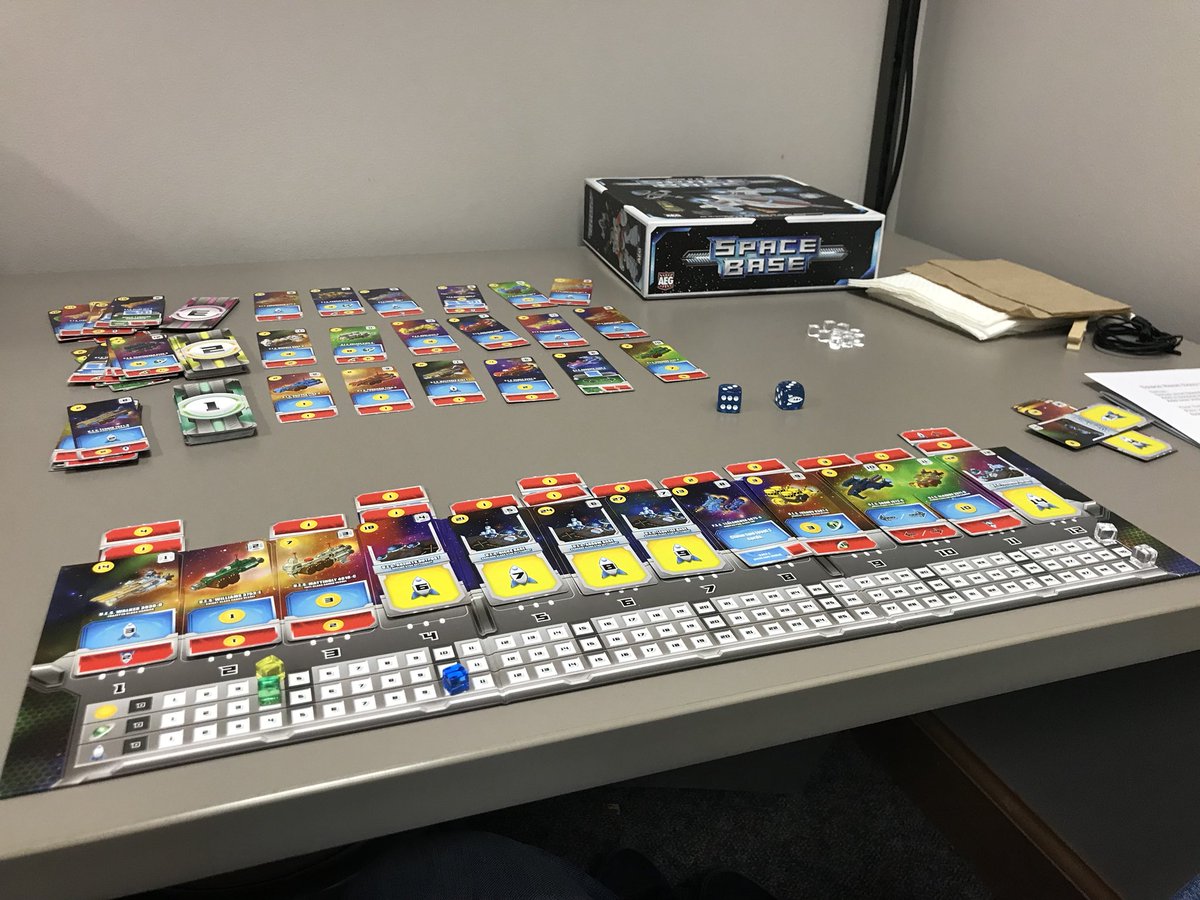 Heroofthetable's tweet image. I played a #solo game of #SpaceBase today.  It was a lot of fun and I will be playing more solo games this one.

I finished the game with 50 points.

Do you like unofficial solo variants?

@alderac #AEG #boardgame #tabletop #scifi #gamenerd