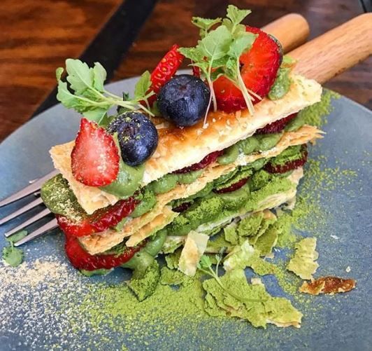 Who is down some Green Tea mille feuille at Cafe Kentaro in Surrey Hills? @breakfastinsydney 

#rewardmyfitness #rmf #fitness #fitnessmotivation #fitspo #fitfam #weightloss #cardio #instafit #instadaily #photooftheday #instagood #instamood