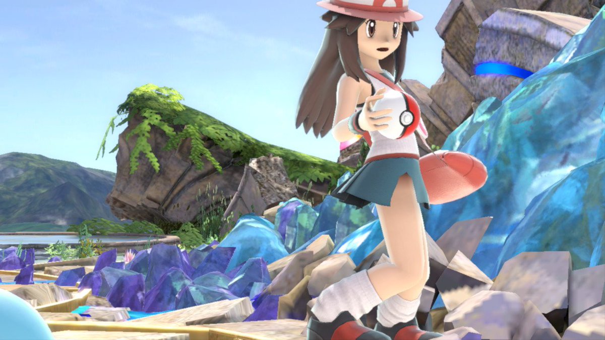 スマブラ Sur Twitter リーフ えっ スカートが切られてる スマブラsp Smashbrossp Nintendoswitch ポケモンリーフグリーン