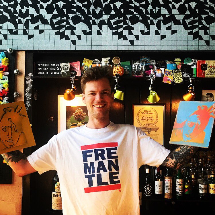 Limited edition #Fremantle tees now available at #ronnienights in the Shire! Don’t sleep! #waapparel