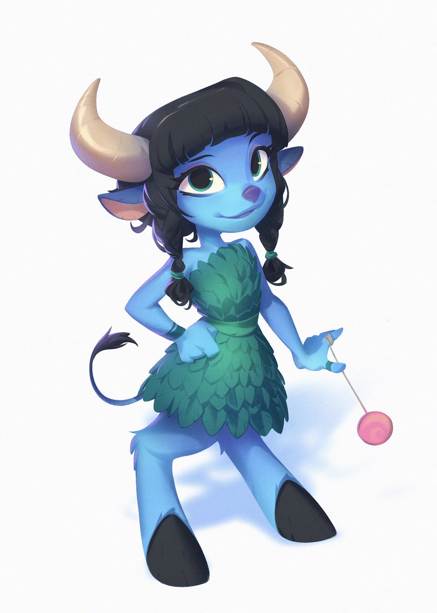 FromHappyRock's tweet image. I did the concepts for the Satyrs and Fauns in Fracture Hills! I was really delighted to see what a faithful adaptation they got in the final game :D

#Spyro #SpyroReigintedTrilogy