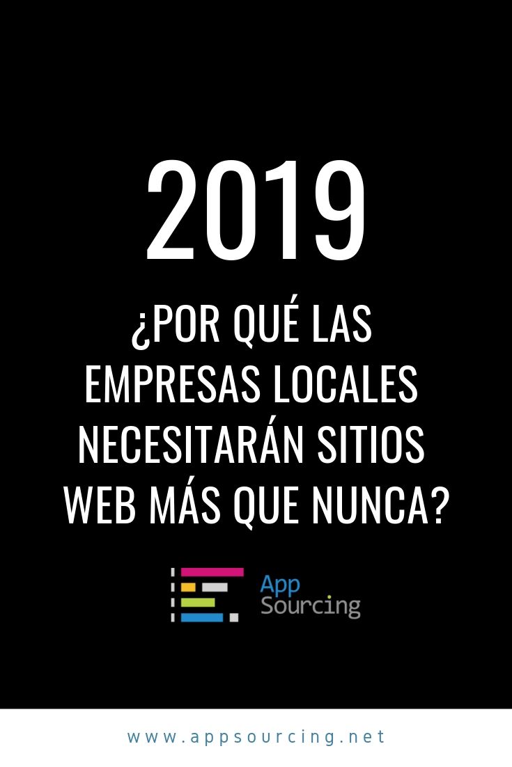 AppSourcingDev's tweet photo. ¿Por qué las empresas locales necesitarán sitios web más que nunca en 2019? https://t.co/6TEDkmCElP #website #webdev #webdevelopment #desarrolloweb #disenoweb #diseñoweb #webdesign #seo #gmb #googlemybusiness #googlelocalpack #googlelocal #localbusiness #smallbusiness #pyme https://t.co/knHee90Gbr