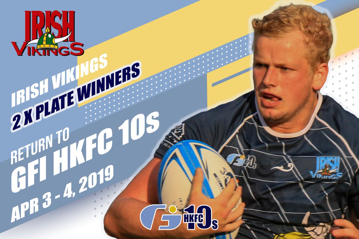HKFC10s's tweet photo. #Teamcountdown
We are excited to welcome back Irish Vikings to the 2019 #HK10s! 🏉🏉 https://t.co/JKslWg2er6