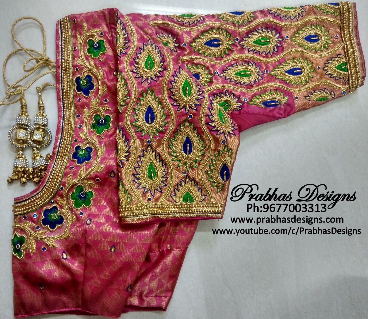 PrabhasDesigns's tweet photo. CODE  580 Gorgeous Flower Designed Aari Embroidery Designer Blouse. Full sleeve work designed by Prabhas Designs.
#chainstitch #loadstitch #Beadwork
#satinstitch #embossedthreadwork #zardosi #kundanwork #sugarbead #kundanworkwithzardosi #leafstitch #zardosiLoad #ZardosiFilling https://t.co/nepi1dWE1C