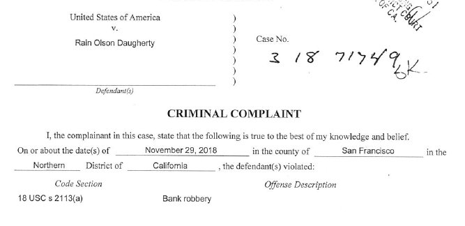 NicholasIovino's tweet photo. A not very smart @SFPD officer was arrested for a robbing $9,000 from a Sunset district bank. He wore the same clothes &amp; shoes that he wore on video tape around other officers &amp; was easily identified, federal prosecutors say. #dumbbankrobbers #dumbcops https://t.co/kPA4slr9a4