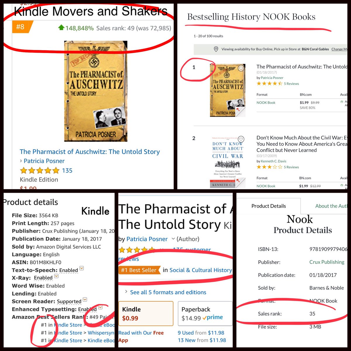 Gerald Posner On Twitter Impressive Surge Today In Book Sales