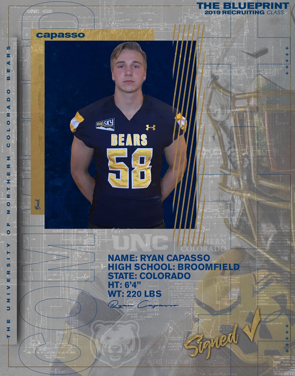 UNC_BearsFB's tweet photo. Excited to add on another big, athletic local product in @CapassoRyan! #UNCommon🐻🏈 #COmmit https://t.co/mMed2m3Wes