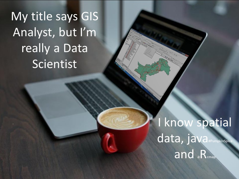 DarkSarcasm123's tweet photo. When #GIS folks realize the new hotness is not them... #Unemployable https://t.co/vpxHJxuK7d
