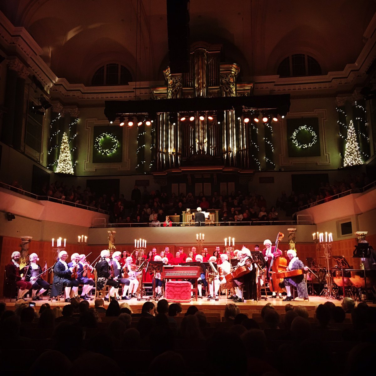 Gorgeous evening @NCH_Music with #mozartfestivalorchestra @newdublinvoices #christmascarols