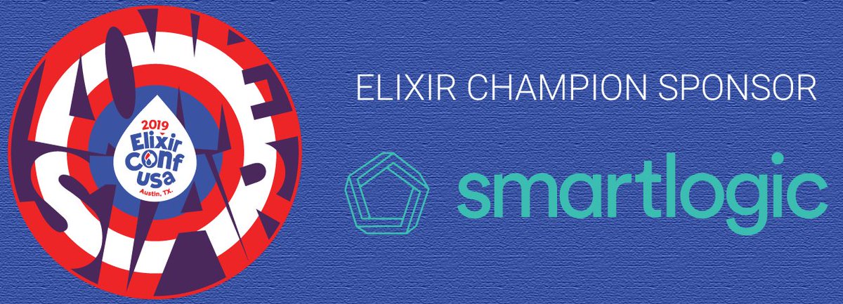 LonestarElixir's tweet photo. Lonestar ElixirConf welcomes two new Elixir Champion sponsors, @smartlogic and @bytejoyhq!

Check them out at: 
https://t.co/7bLLL5NOoV

We are thrilled to have them join us for #LSEC2019! https://t.co/IYTJMRq8Wl
