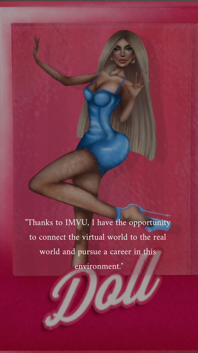 IMVU's tweet photo. Our team went #BTA with digital artist Unequal, as we teamed up with her on an edit giveaway for #IMVUAdvent. Check out her story, now live on IMVU Insider. https://t.co/qcNAmvqoca https://t.co/yUYNHLOlqd