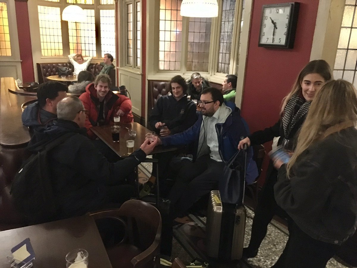 djpsomers's tweet photo. When #BSRG18 attendees have 10 minutes between trains https://t.co/EpWmuXF9Mq