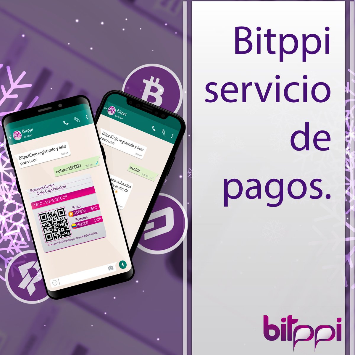 Bitppi's tweet image. 👩‍💻 Somos un servicio innovador, pensando en facilitar a los comerciantes el uso de criptomonedas como medio de pago de mercancías. 💰

#Bitppi #cúcuta #ultimas #mensaje #monedadigital #criptomonedas #inversion #24horas #desarrollador #caja #7días #smartphone #ventas #Servicio