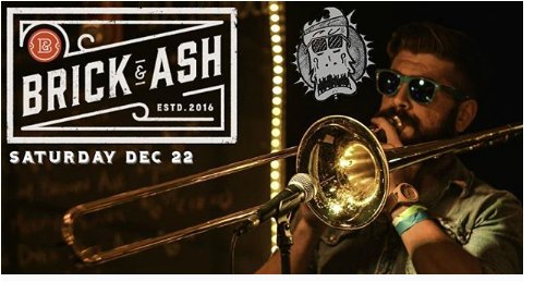 GrtrNbptToday's tweet photo. Event -> Live Music by Slack Tide @slacktidetweets Saturday night, December 22nd at @brickandash #Newburyport #nbpt 
#slacktide #trombone #nbpt https://t.co/yBYID8RDA5
