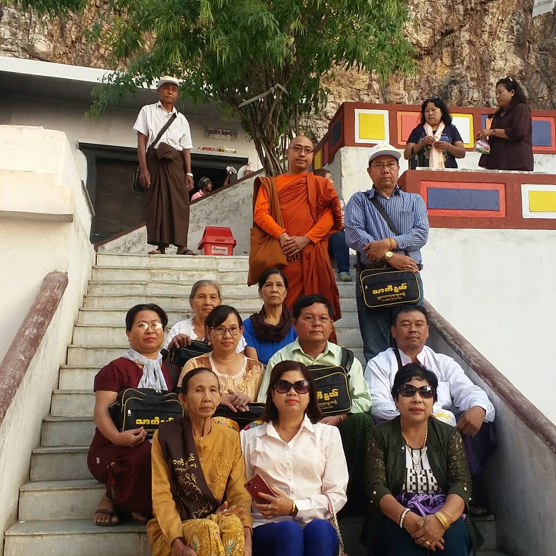 With Yangon group.