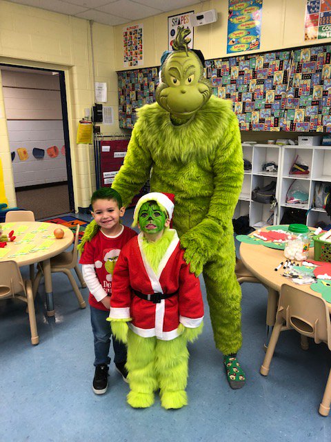 Preschool Grinch Day now with 150% more heart. #SpringfieldRocks