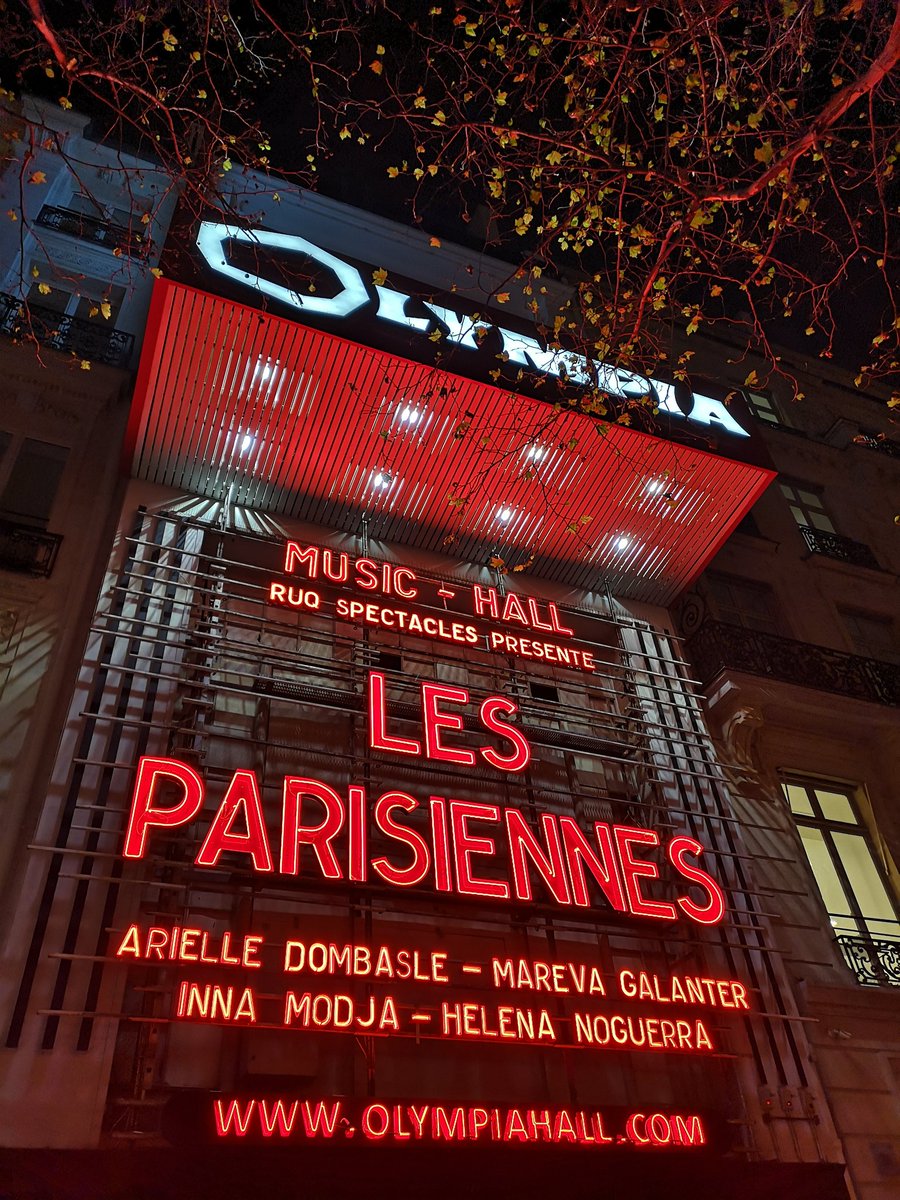 sorority2017's tweet photo. Les @parisiennes2018
La dernière c'était taleur à l'@olympiahall. On serait bien resté pour continuer à chanter avec vous.
Bravo @Innamodja @MarevaGalanter @ArielleDombasle, Helena Noguerra, les musiciens &amp; danseurs, Stéphane Jarny pour ce beau spectacle ! https://t.co/ehp8ksRTdu https://t.co/YjVk3fukBI