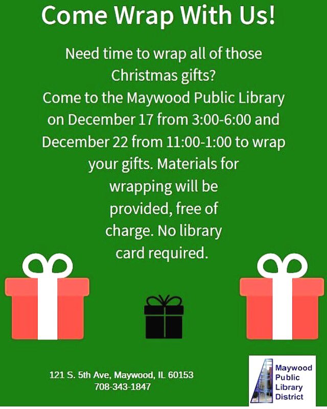 Maywood Public Library tweet media