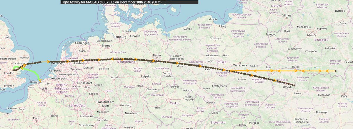 Oleksandr Yaroslavsky's (Development Construction Holding) M-CLAB 12/18/18 Brugge-London (~1h 30m landing)-Kiev @Prizrak_opery @JohnSchindller  @OfeliyaDD  @BorisBorisenko5"Tatneft to continue litigations with Ukrainian businessmen in London court" https://en.interfax.com.ua/news/economic/455941.html