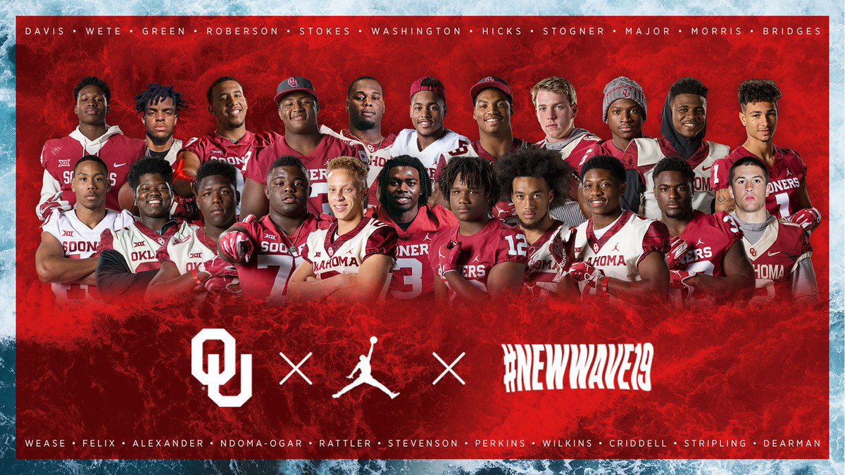 Welcome 22 new #Sooners to the family! #NewWave19 

#OUDNA #BoomerSooner 

bit.ly/nw121918 / NewWave19.com