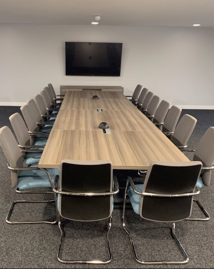 Boardroom furniture delivered and installed for a client in #Dumfries recently. 
#furniture #office #boardroom #installation #design #workspace #interiors #boardroomtable