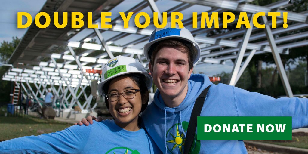 GRID's tweet photo. A generous anonymous donor is matching your donation to GRID – dollar for dollar – up to $3,000! Give the gift of solar today, and double your impact. 

https://t.co/kW4QwEBoaj https://t.co/WCYxkHGYpW