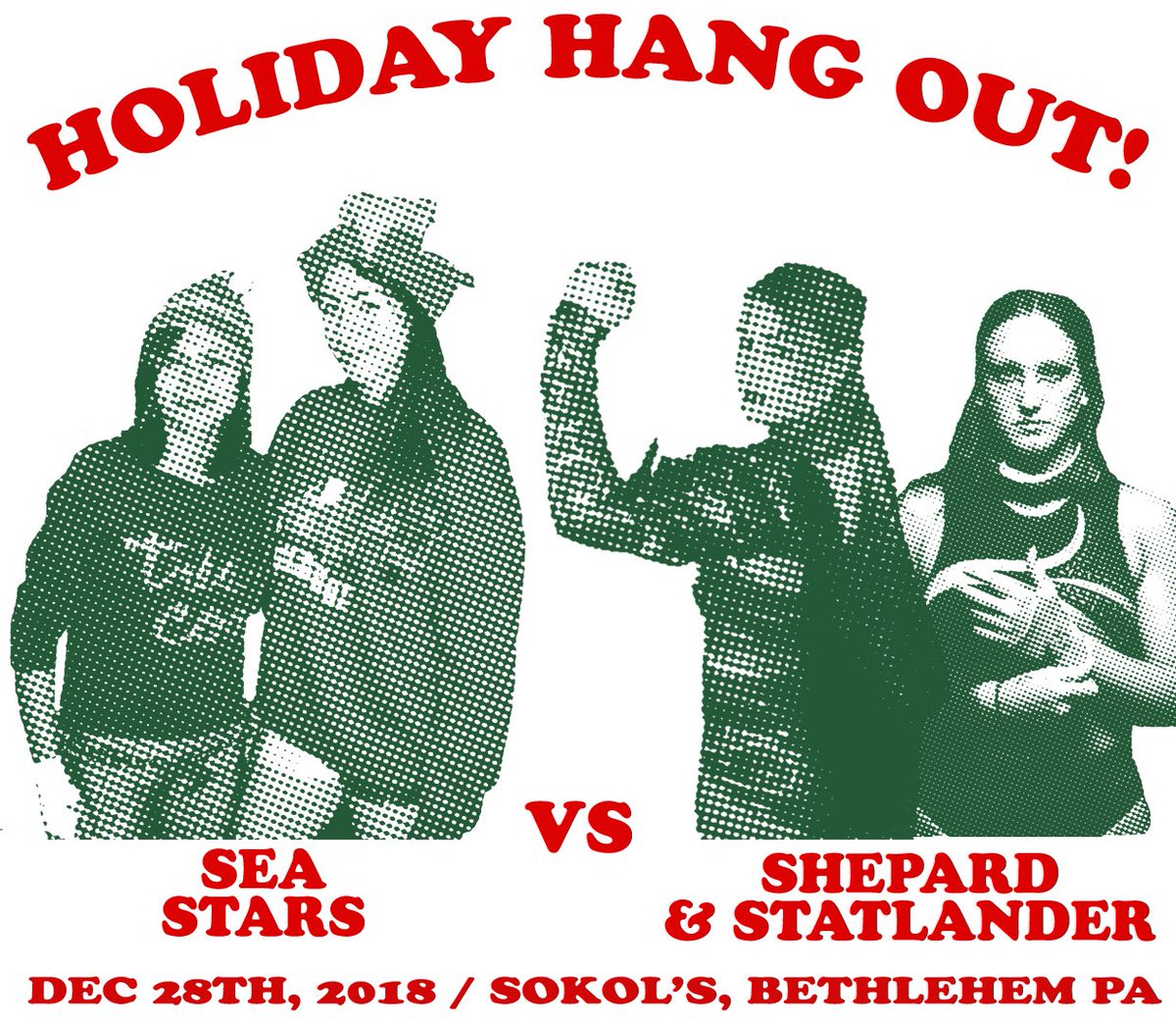 the_LVAC's tweet photo. Holiday Hang Out is only 9 days away! Come see @callmekrisstat make her Lehigh Valley debut alongside @TheRileyShepard as they take on @DelmiExo and @ashley__vox in tag team action!
#letshangout #holidayhangout #delmiexo #ashleyvox #reelfuckingcatch #rileyshepard #krisstatlander https://t.co/QM1gx7NKiX