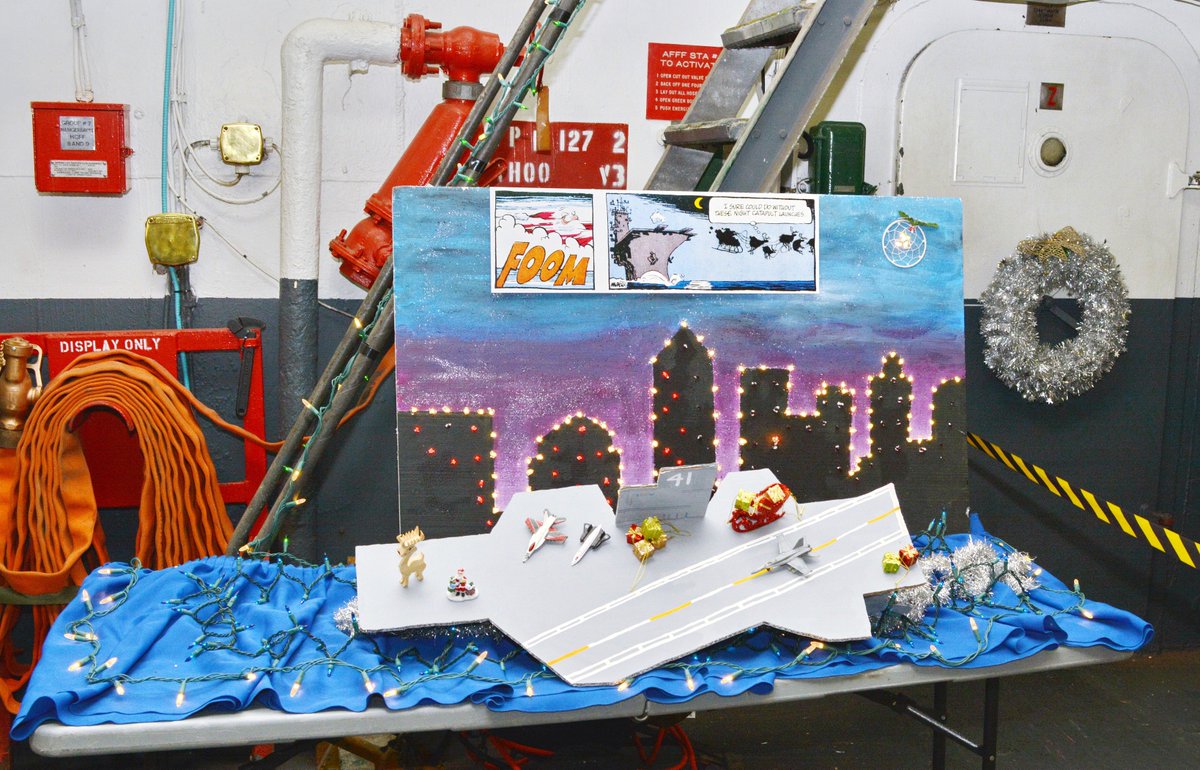 USSMidwayMuseum's tweet photo. The holiday cheer is in FULL SWING onboard Midway! Check out some amazing displays set up by staff & volunteers in Midway's Hangar!
Sending our Midway Family extra holiday joy this season! #MidwayThanks https://t.co/o2BQQnuunG