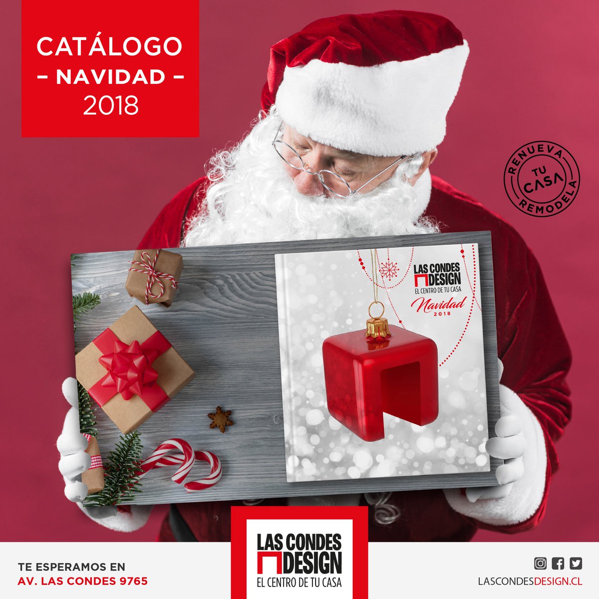 ¡Porque en estas fiestas 🎄🎅tu casa 🏠 también merece un regalo 🎁conoce nuestra Guía de Navidad 2018! 

Descúbrela en lascondesdesign.cl/guianavidad y encuentra los increíbles regalos 👏para compartir con tus seres queridos 😍que <a href="/lascondesdesign/">LasCondesDesign</a> tiene para ti 👍

Av. Las Condes 9765.