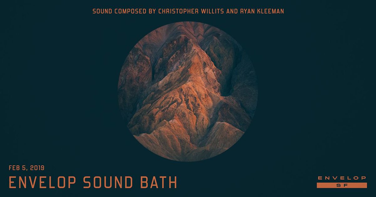 EnvelopSound's tweet photo. Join us for the first soak of 2019 🌊🌐https://t.co/LpWUKoCIxX https://t.co/iR3DmNyetK