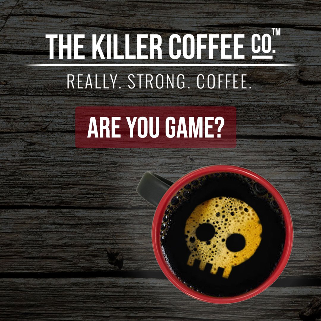 Are you brave enough to try our seriously strong Killer Coffee? ☠️
.
.
.
#killercoffee #killercoffeeco#seriouslystrongcoffee #coffeelover #coffee#skullcoffee #latteart
