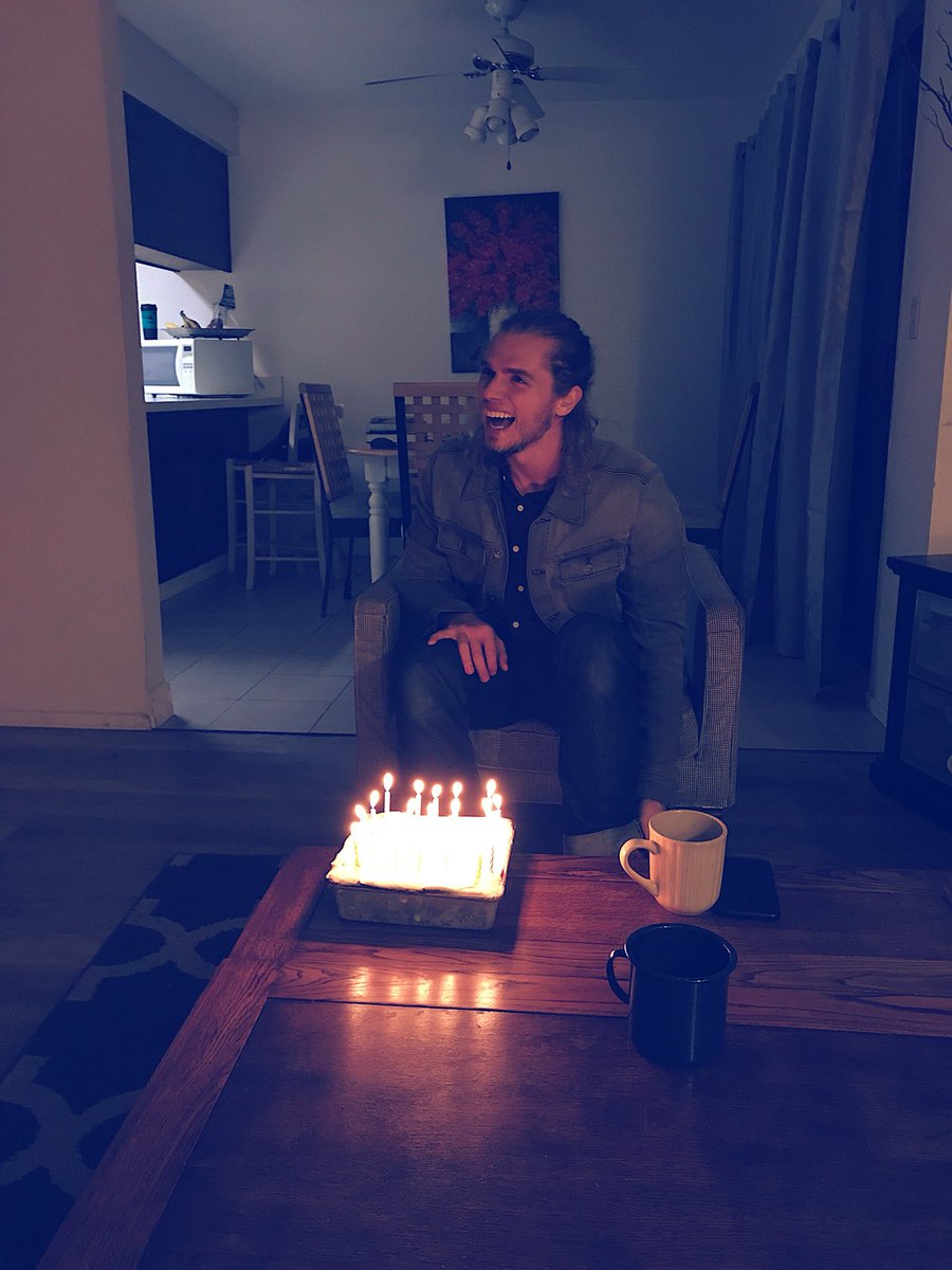 Tyler_smith28's tweet photo. Some birthday shenanigans from last night. Blessed with great friends 😄 https://t.co/C29bXM7IVF