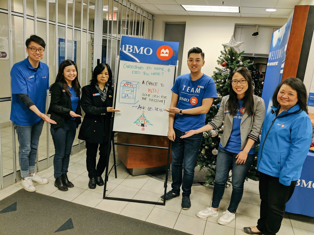 Try out other banking methods with our ATM's at a BMO near you. Ask us how, we're here to help! #BMO #B4U #VanCentreBMO