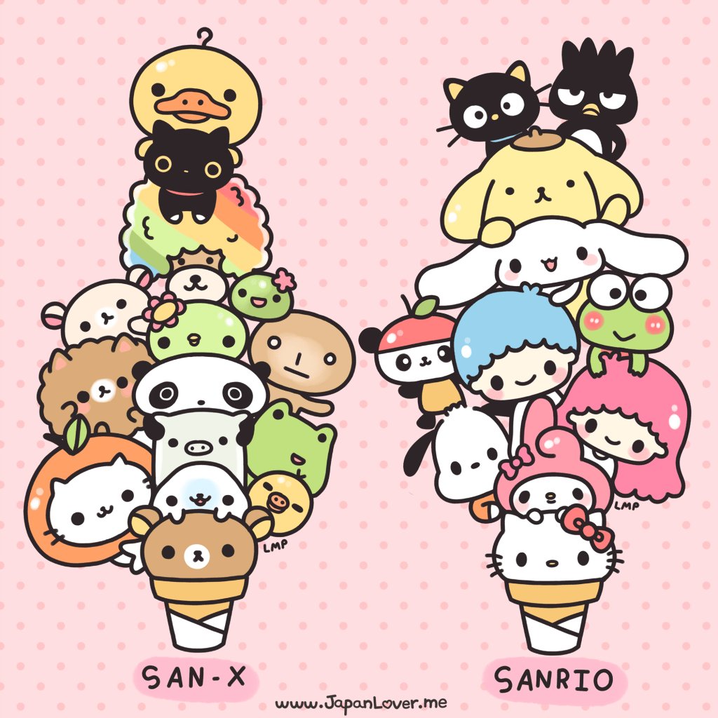 ˋˏ 𝕋 𝕖 𝕚 𝕡 𝕠 𝕟 ˎˊ˗ 🐈‍⬛ on X: ずっと・・・サンリオとサンエックスって兄弟会社って思ってた。  ライバル会社なのに名前が紛らわしぃんじゃい(゜´Д｀゜) t.coEHRfa7AL4q  X