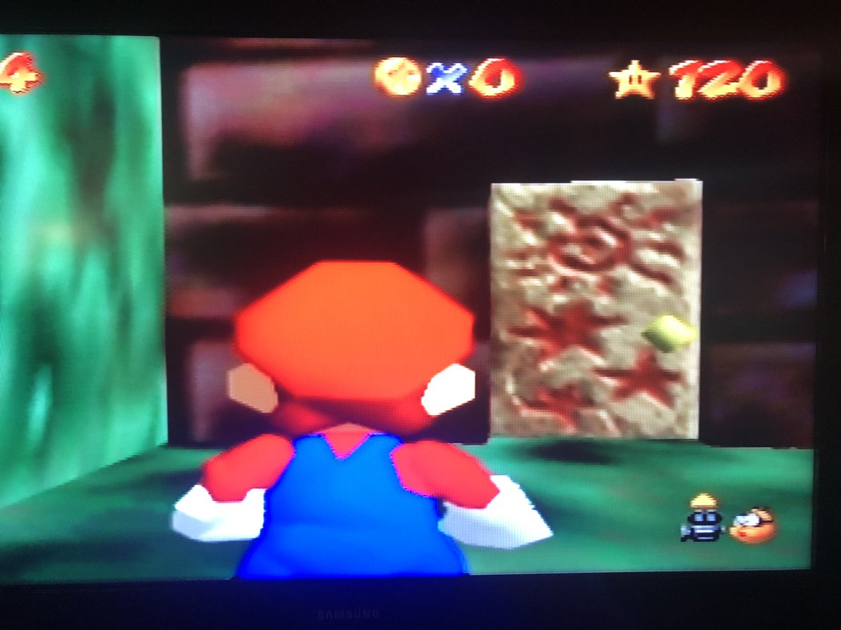  the level behind the quicksilver gate is called “hazy maze cave”. its a subterranean labyrinth. the doors have a single large eye on them (first pic). part of the labyrinth is full of a yellow smoke that chokes mario. what is this?