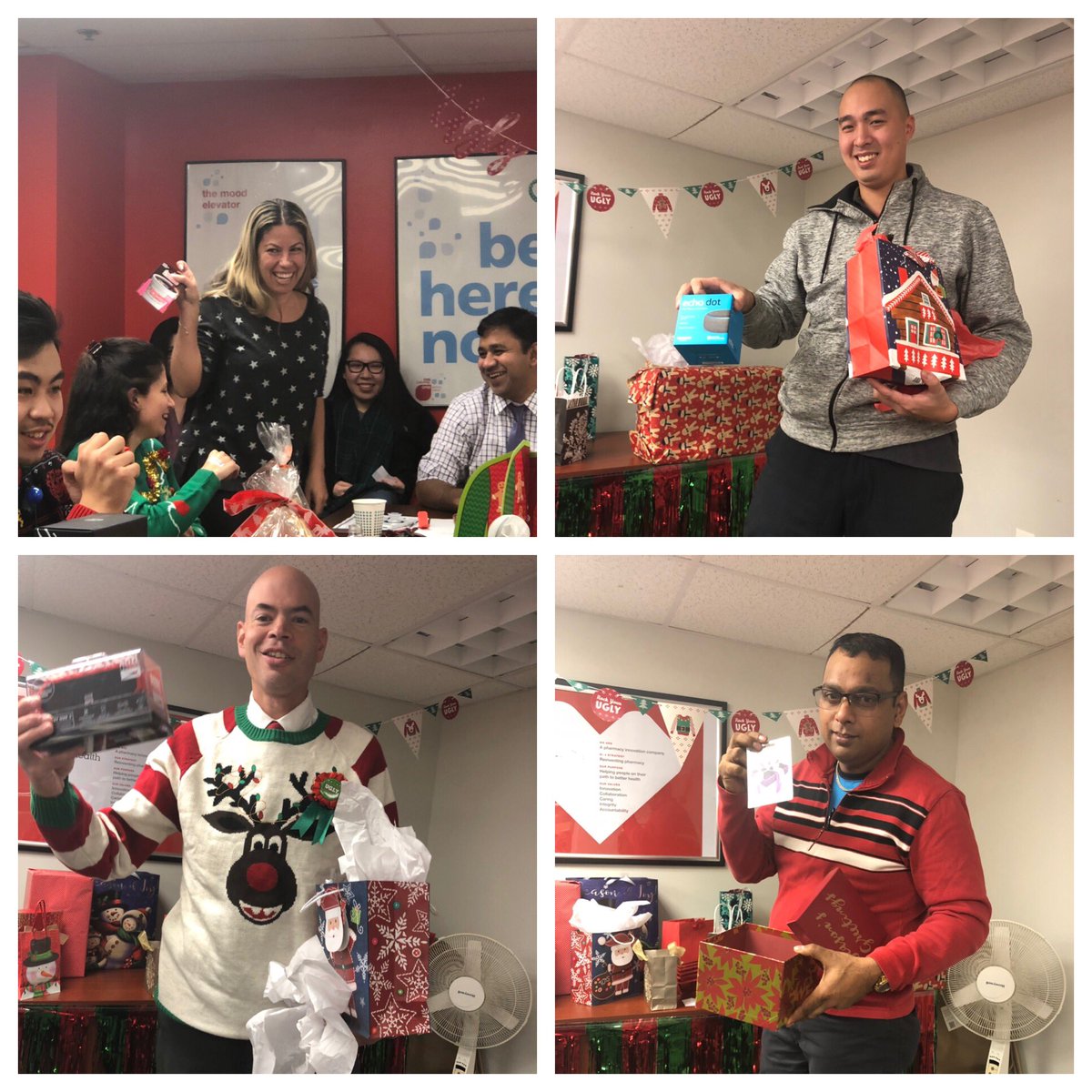 TinaMei914's tweet photo. Gift exchange part 1... #D2ComingThrough #WhiteElephantGift #Steals #TeamBuilding #WhoBroughtTheNickels https://t.co/tJzT73PfMi