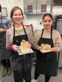 CCIHospitality's tweet photo. Gingerbread houses complete today! #tistheseason @CCIHospitality @CCI_SCDSB https://t.co/t9GoGSwvnU
