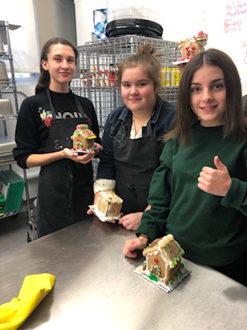 CCIHospitality's tweet photo. Gingerbread houses complete today! #tistheseason @CCIHospitality @CCI_SCDSB https://t.co/t9GoGSwvnU